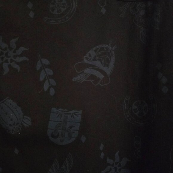 Sonoma Goods for Life Men’s Large Western Shirt Blue Short Sleeve Button-Up - Picture 5 of 5